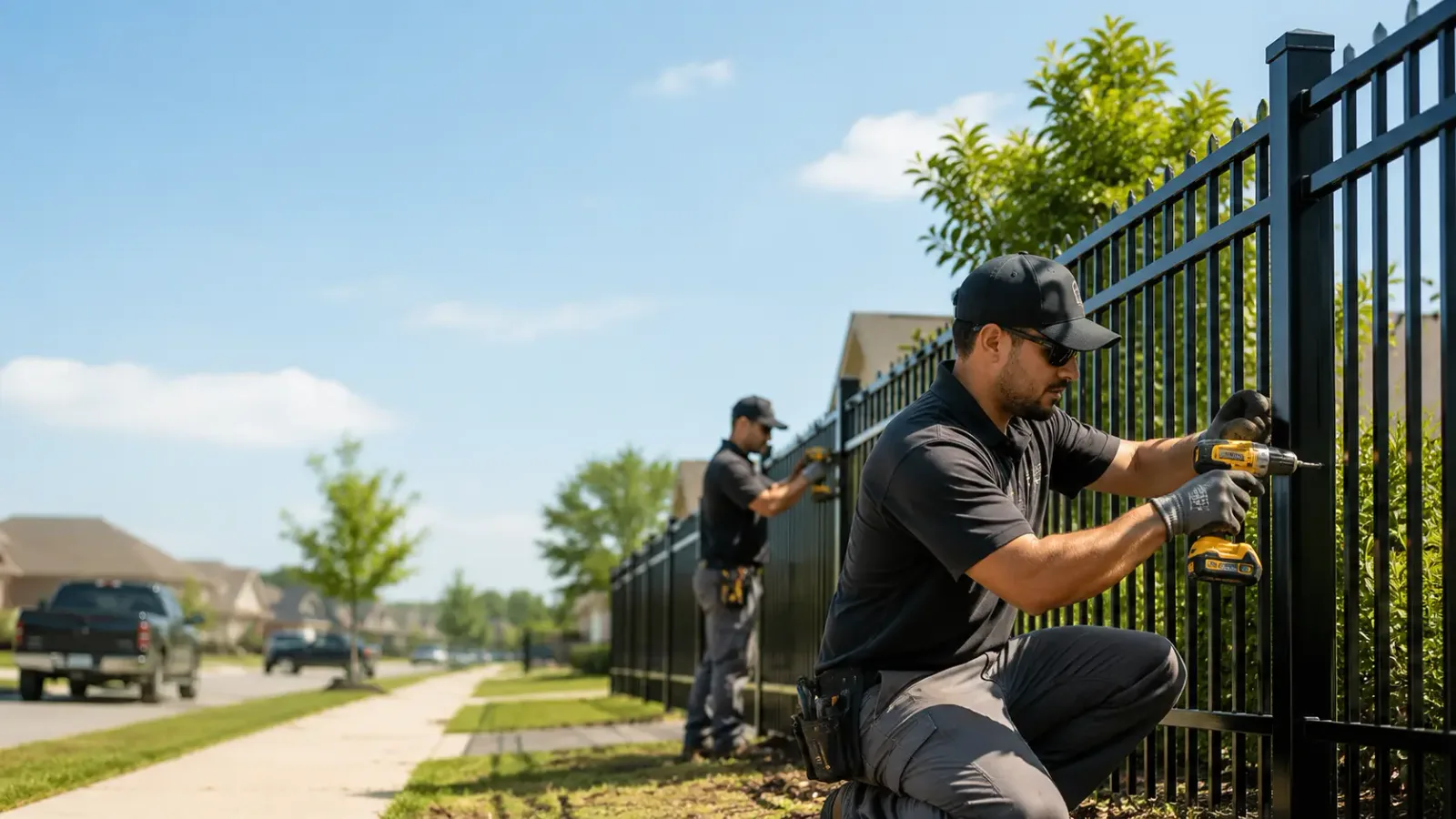 Metal Fence Installation in Longmeadow, MA